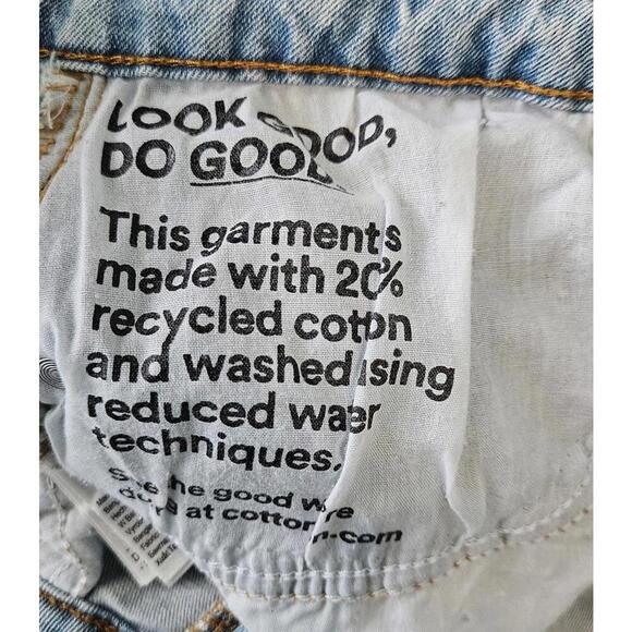 Cotton On Women's Light Wash Wide Leg Straight Denim Jeans Size 4 - Picture 5 of 9